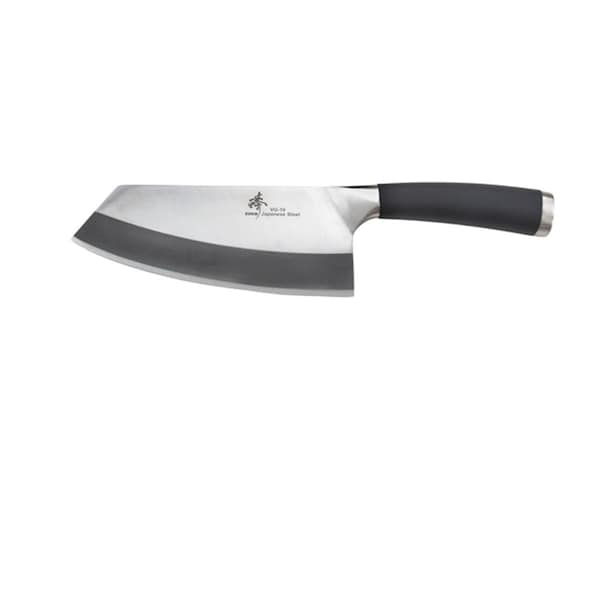 Zhen VG-10 Series 3-Layer Forged 7 in. TPR Handle Light Vegetable Chopping Chef Knife Cleaver - ZH627508