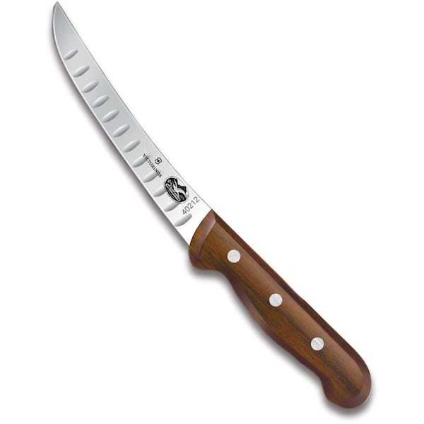 Swiss Army Brands 2023 Victorinox 40212 Kitchen Wood Boning - Curved, 6In Extra-Stiff, Granton Blade - VIC-5.6520.15