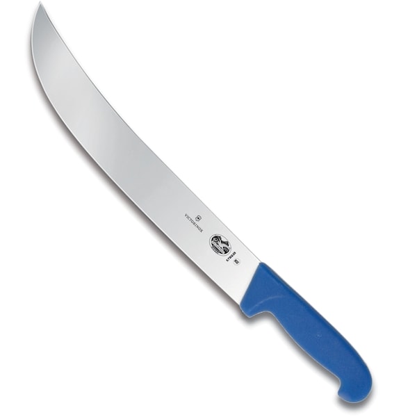 Swiss Army Brands Victorinox 40455 Kitchen Fibrox Pro - Haccp Blue Cimeter, 10In Blade - VIC-5.7302.25