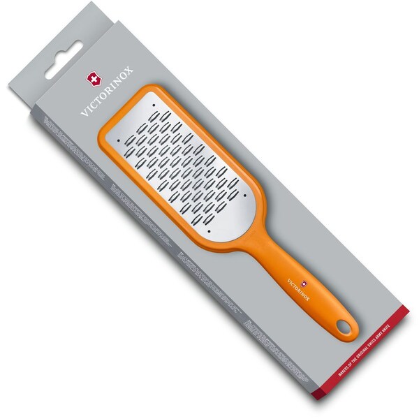 Swiss Army Brands 2024 Victorinox Kitchen Grater, Medium - Orange Packaged - VIC-7.6084.9