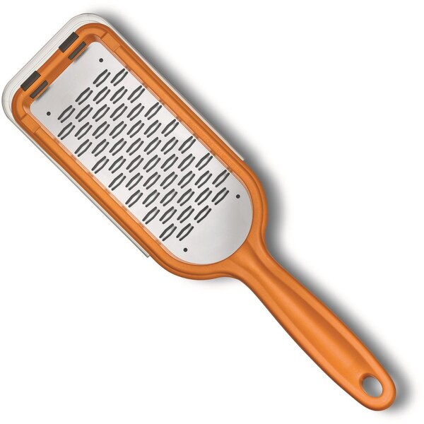 Swiss Army Brands 2024 Victorinox Kitchen Grater, Medium - Orange Packaged - VIC-7.6084.9
