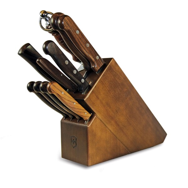Swiss Army Brands Victorinox 46153 Kitchen Wood Special Sets, 11-Piece Hardwood Block Set - VIC-5.1190.11-X1