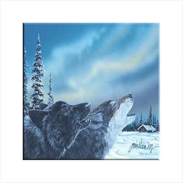 Mcgowan Mfg Co McGowan TT70036 Tuftop Van Zyle Wolf Duet Trivet - TT70036