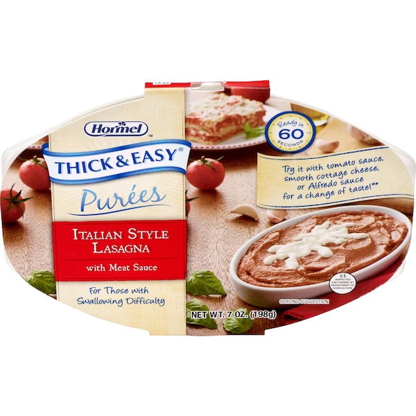 Grueso y fácil Puré de Estilo Italiano de Lasagna de Res 7 oz., Paquete de 7 - 60744
