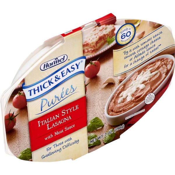 Grueso y fácil Puré de Estilo Italiano de Lasagna de Res 7 oz., Paquete de 7 - 60744