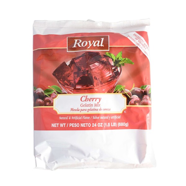Gelatina de Cereza Real Royal de 24 oz., PK12 - 48101