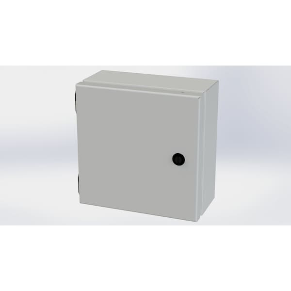 Saginaw Control & Engineering Carbon Steel Electrical Enclosures, 8 in H, 4 in D, 8 in W, NEMA 3R, 4, 12, 13, Hinged - SCE-808ELJLG