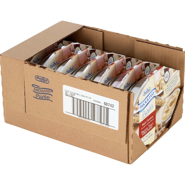 Pan francés de canela de arce puro y puré Thick & Easy de 7 oz., paquete de 7 - 60742
