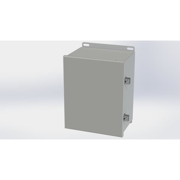 Saginaw Control & Engineering Carbon Steel Electrical Enclosures, 10.13 in H, 6 in D, 8 in W, NEMA 3R, 4, 12, 13, Hinged - SCE-10086CHNF