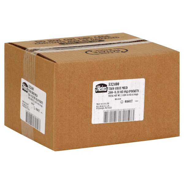 Heinz Heinz Salsa de Taco Suave para Servir Individual 9g, PK200 - 10013000532409