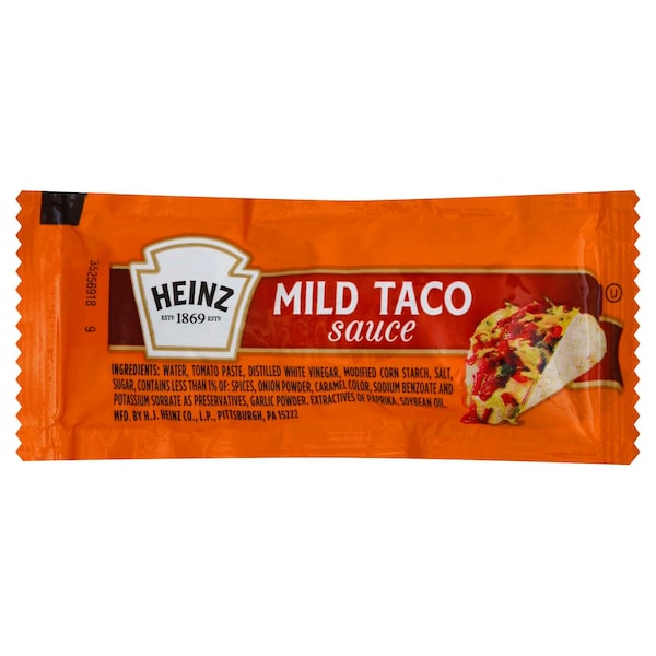 Heinz Heinz Salsa de Taco Suave para Servir Individual 9g, PK200 - 10013000532409