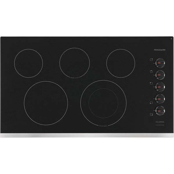 Almo Frigidaire 36-in. Stainless Steel Electric Cooktop with SpaceWise Expandable Elements - FFEC3625US