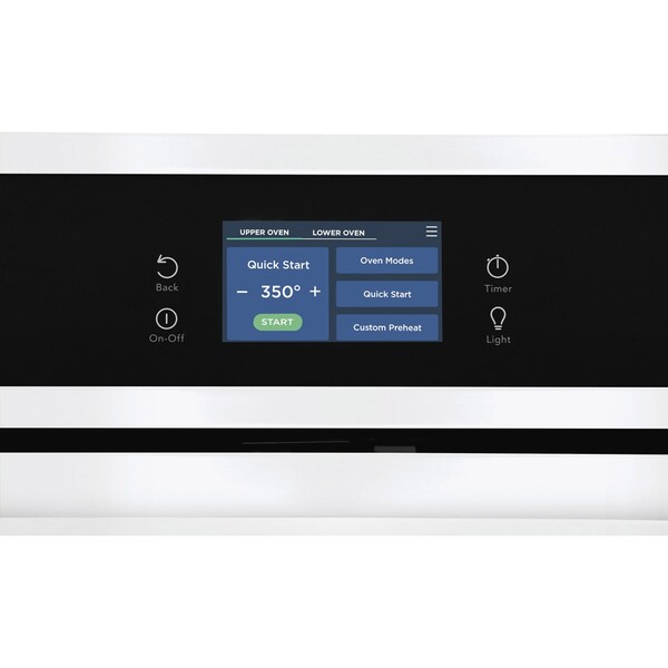 Almo Frigidaire 30-in. Double Electric Convection Wall Oven, White - FCWD3027AW