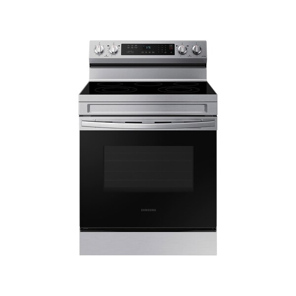 Almo 6.3 cu. ft. Smart Wifi-Enabled Electric Range with Rapid Boil, Self Clean, & Dual Ring Burners - NE63A6311SS
