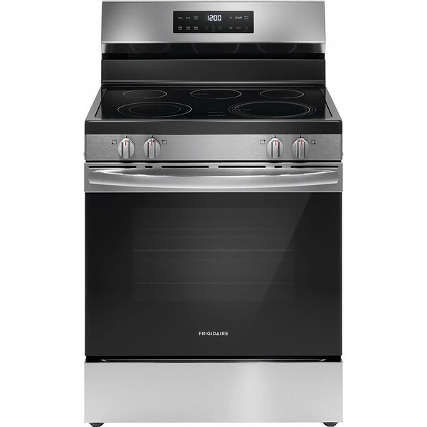 Almo 30-in. Electric EvenTemp Cooktop Range with Steam Clean in Black Stainless Steel - FCRE3062AD