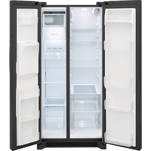 Almo 22.2 Cu Ft 33-in. Side by Side Auto-Defrost Refrigerator with LED Lighting - FRSS2323AD