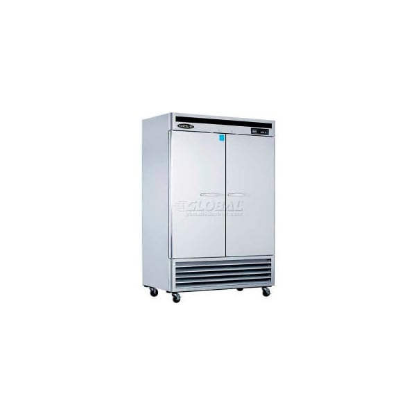 Mvp Group Corporation Kool-It Bottom Mount Refrigerator - Double Door 44.7 Cu. Ft. Silver - KBSR-2