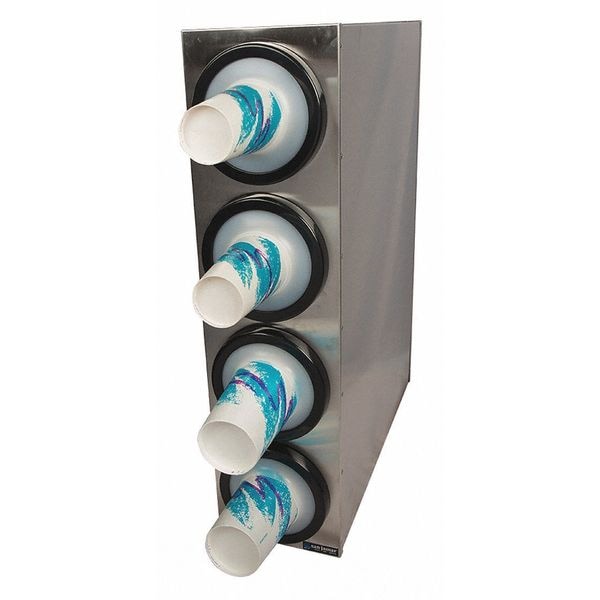 Ez-Fit Bev Center, Stainless Steel, 4 Slot - C2804