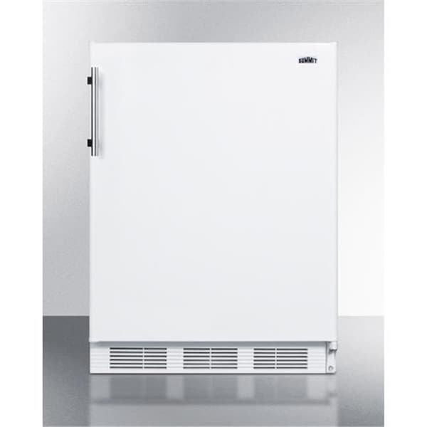 Summit Appliance Summit Appliance FF61W 32.63 x 23.63 x 23 in. Freestanding Residential Counter Height All-Refrigerator; White - FF61W