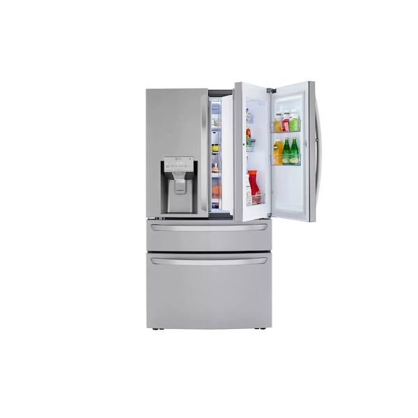 Almo 23 cu. ft. Counter-Depth 4-Door French Door Refrigerator - LRMDC2306S