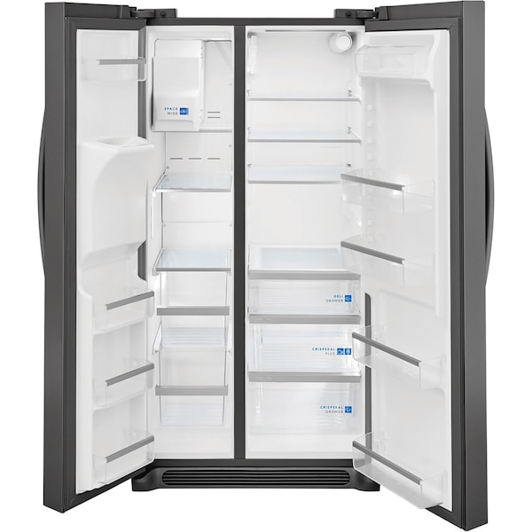 Almo Frigidaire Gallery 25.6 Cu. Ft. 36-in. Standard Depth Side by Side Refrigerator - GRSS2652AD