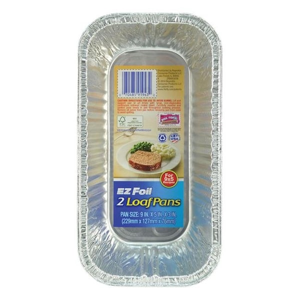 Ez Foil EZ Foil 6806004 5 x 9 in. Loaf Pan - Silver; Pack of 12 - 6806004