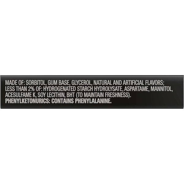 Chicle de 5 Gum sin azúcar sabor invierno, 15 piezas, paquete de 120 - 305990