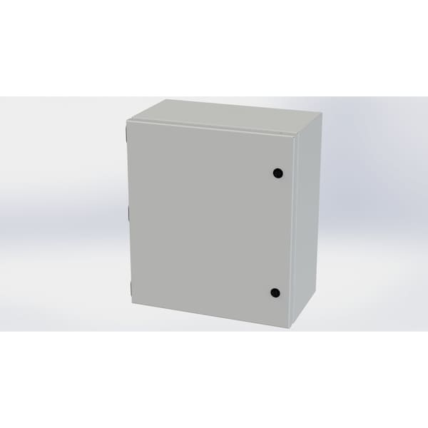 Saginaw Control & Engineering Carbon Steel Electrical Enclosures, 16 in H, 8 in D, 14 in W, NEMA 3R, 4, 12, 13, Hinged - SCE-16148ELJLG