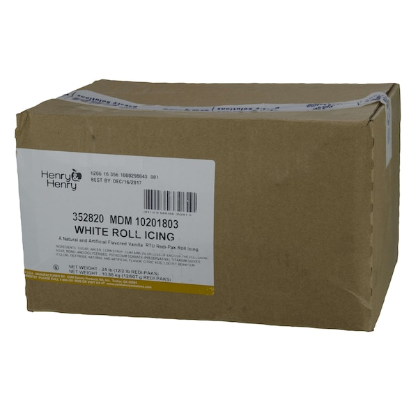 Henry Y Henry Glaseado Blanco 2lbs, Paquete de 12 - 10201803