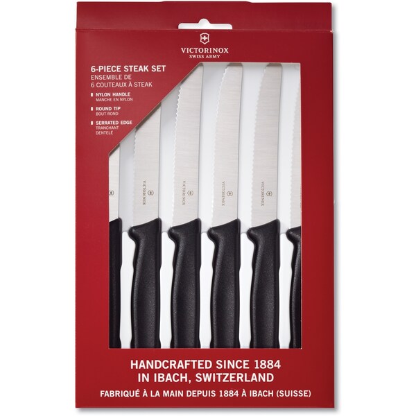 Swiss Army Brands 47558 Kitchen Special Sets & Multi-Tool Products Steak Sets 6-Piece Steak Set 6 - 40503 - VIC-5.0833.S-X3