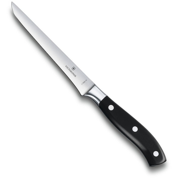 Swiss Army Brands 2024 Victorinox Kitchen Grande Maitre, 6In Boning, Pom Handles, Forged Steel, Parer Gift Box - VIC-7.7303.15G