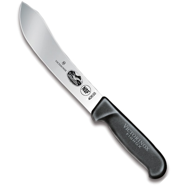 Swiss Army Brands Victorinox 40635 Kitchen Fibrox Pro Black Butcher - Straight, 7In Blade - VIC-5.7403.18