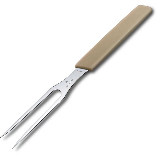 Swiss Army Brands 2024 Victorinox Kitchen Swiss Modern 6In Carving Fork Almond-Beige - VIC-6.9036.158B
