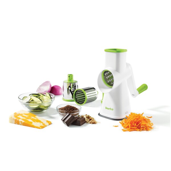 Starfrit Drum Grater with 3 Barrels - 092930-003-0000