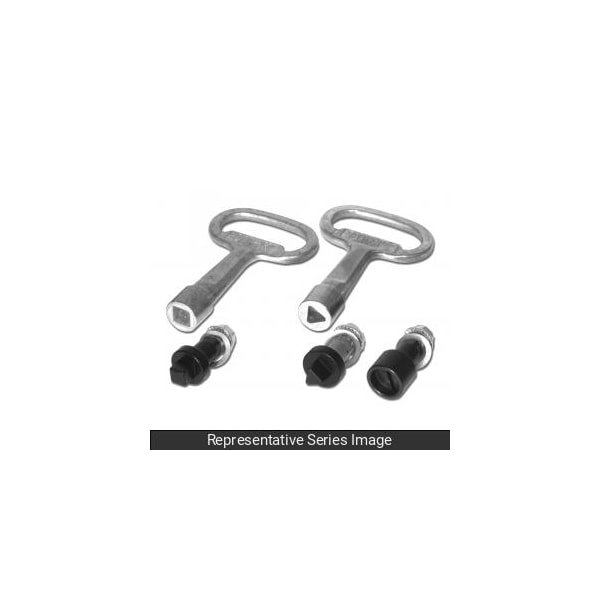 Hammond Double Bit Insert, 0.62 in. H x 0.62 in. W x 0.97 in. L, Stainless Steel - 2DBI3SS