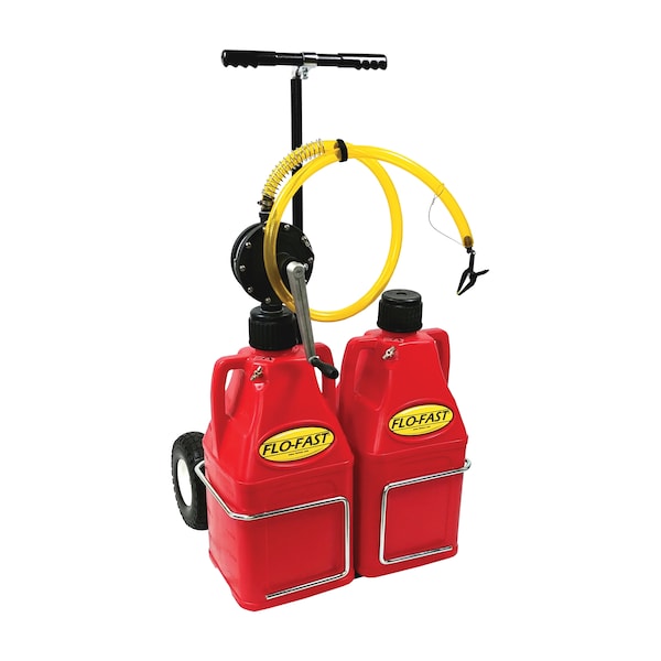Flo-Fast Flo-Fast 31027-R Flo-Fast Professional Pump with 10" Versa Cart - Red - 31027-R