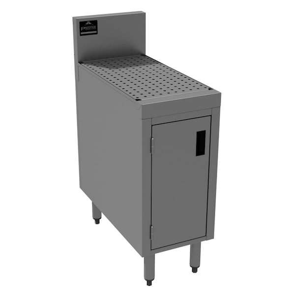 Advance Tabco Prestige Underbar Drainboard Cabinet with removable hinged doors 12 in.W x 25 in.D x 36 in.H - PRSCD-19-12-M