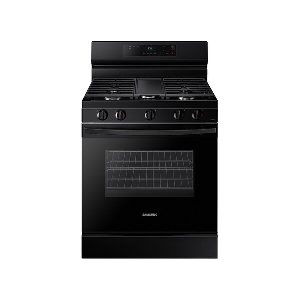 Almo 6.0 cu. ft. Smart Wi-Fi Enabled Freestanding Gas Range - NX60A6111SB