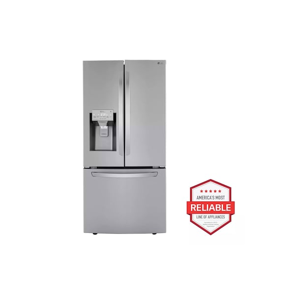 Almo 25 cu. ft. Smart Wi-Fi Enabled French Door Refrigerator - LRFXS2503S