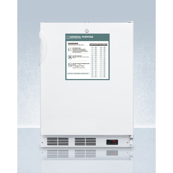 Accucold 24" Wide Built-In All-Refrigerator, ADA Compliant - FF7LWBIADAGP