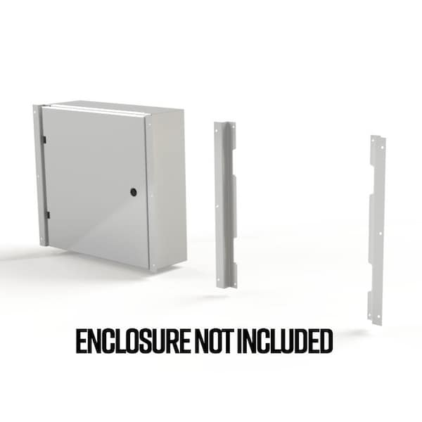 Saginaw Control & Engineering Frame, 1.08 in L x 19.85 in H x 2.43 in W, Steel - SCE-ELFM20H