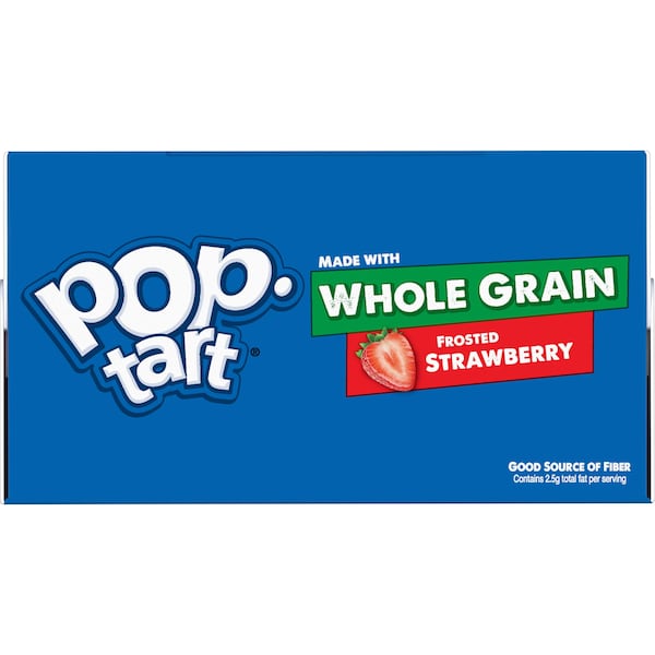 Kelloggs Pop-Tarts Pastel de Fresa Integral con Glasado 1 Pieza, PK120 - 3800022426