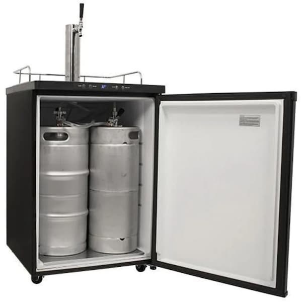 Edgestar 24 Inch Wide Kegerator with Digital Display for Full Size Kegs - KC3000