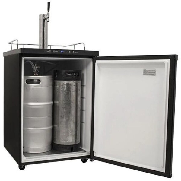 Edgestar 24 Inch Wide Kegerator with Digital Display for Full Size Kegs - KC3000