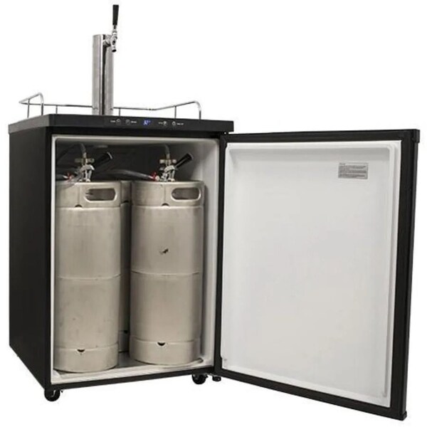 Edgestar 24 Inch Wide Kegerator with Digital Display for Full Size Kegs - KC3000