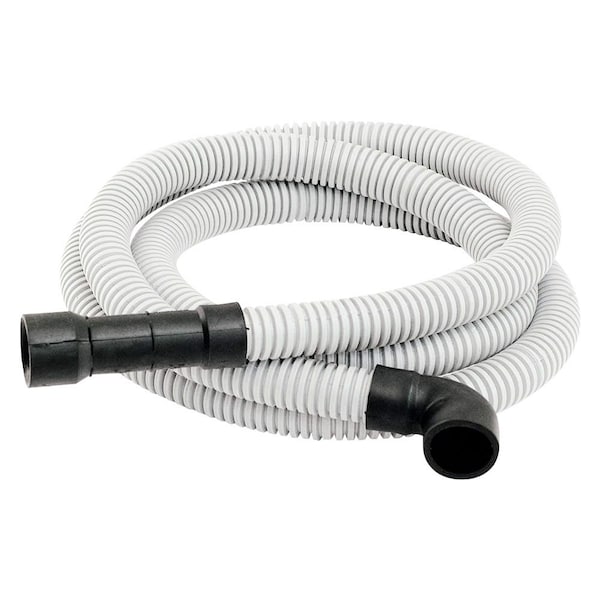 Thrifco Plumbing Universal-Fit Corrugated PVC Dishwasher Discharge Hose, 6 ft L - 4402739