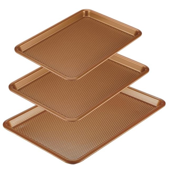 Ayesha Curry Ayesha Curry 47708 Bakeware Nonstick Cookie Pan Set - Copper; 3 Piece - 47708