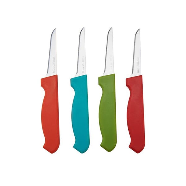 Eat-In Tools 3 in. Plastic & Stainless Steel Paring Knife Set - 4 Piece - EA2087681