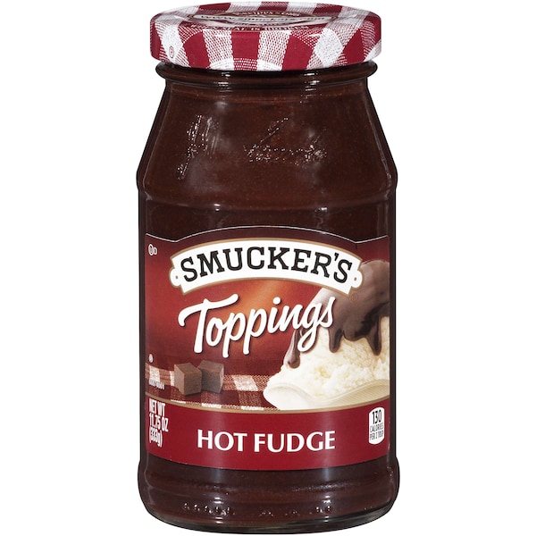 Cobertura de Fudge Caliente Smucker's Smucker's en frasco de 11.75 oz, paquete de 12 - 5150000048