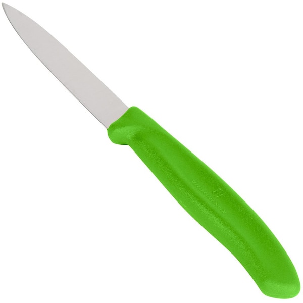 Swiss Army Brands Kitchen Swiss Classic Paring - Colored 30.25In Strt, Spear Point Blade, 5/8In Width At Handle Green - VIC-6.7606.L114